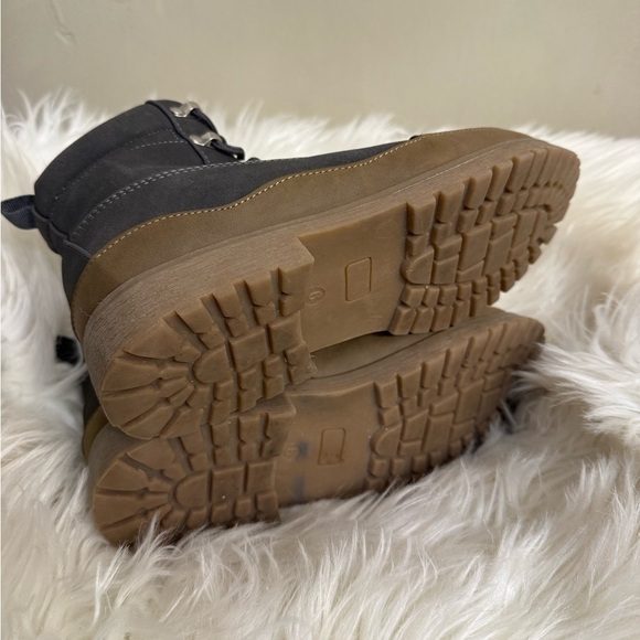 BGAUDI Big Boys Size 6 Gray Ankle Boots Shoes - Picture 4 of 11